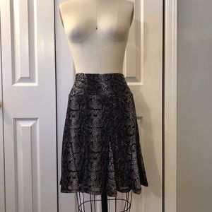 INC International Concepts Skirts - Snake Print Flare Skirt INC International Concepts Skirts - Snake Print Flare Skirt